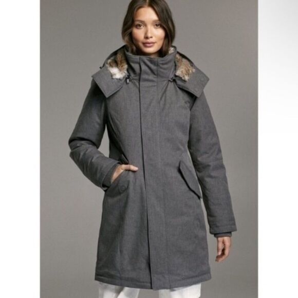 Aritzia Babaton Oskar Mid-length Goose-down Parka Jacket - Picture 3 of 9